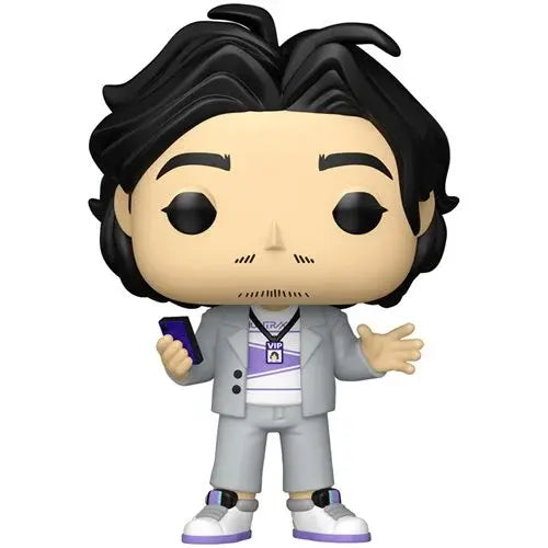 A Funko Pop! vinyl figurine depicting the character Bobby from "KPop Demon Hunters."