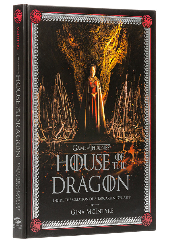 Book titled 'House of the Dragon' by Gina McIntyre on a white background