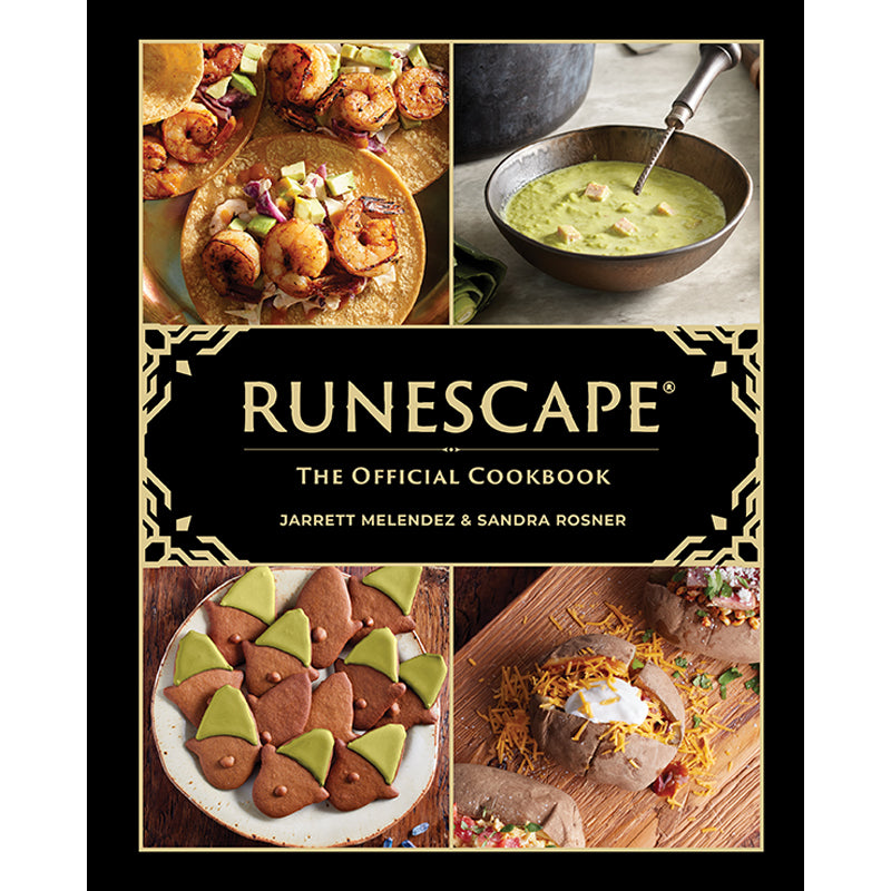 Runescape The Official Cookbook cover with food images and text