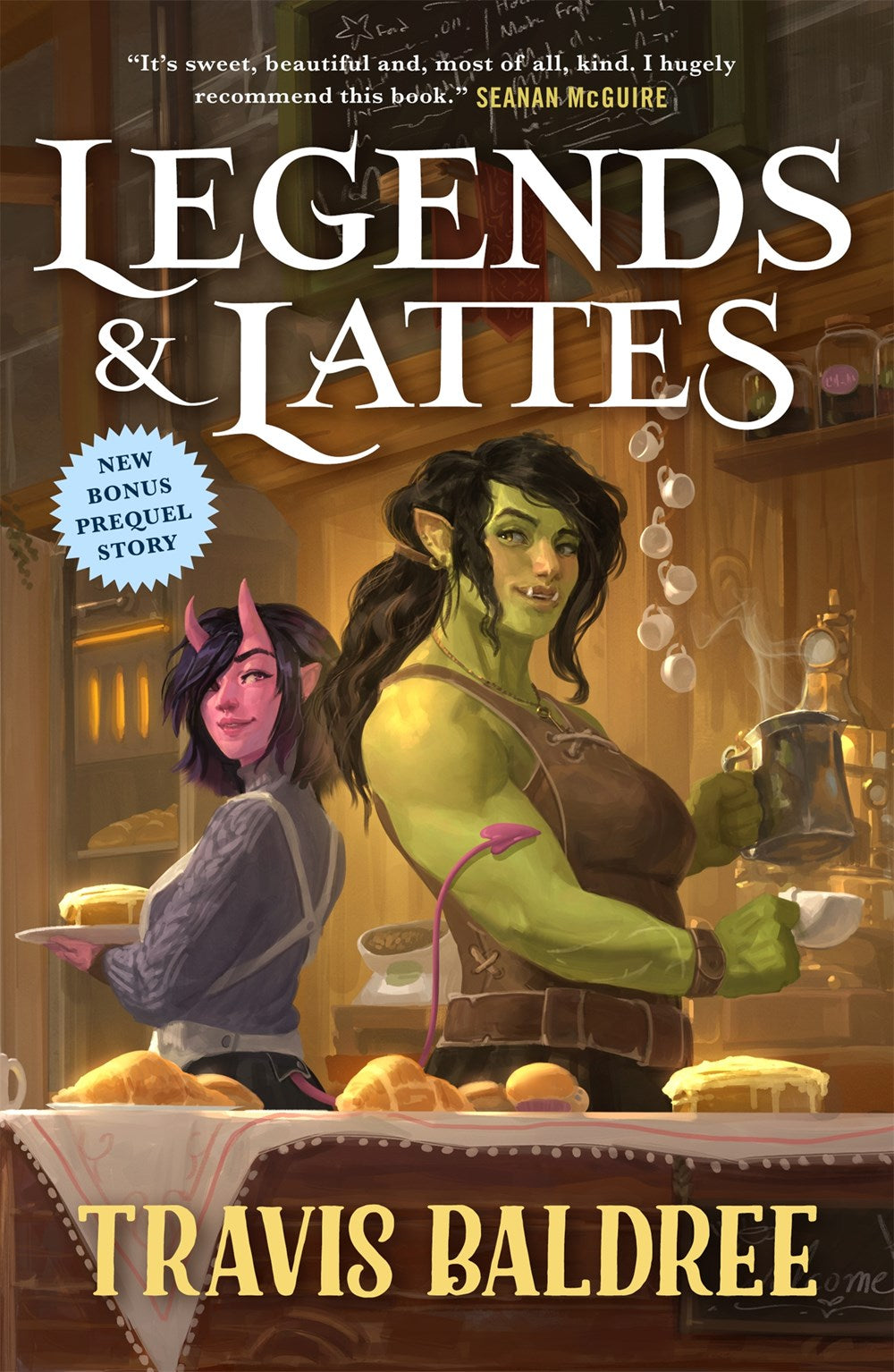 Load image into Gallery viewer, The front cover for Travis Baldree&amp;#39;s LEGENDS &amp;amp; LATTES.
