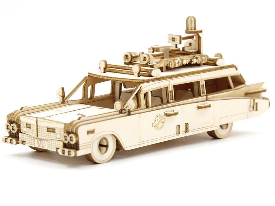 Load image into Gallery viewer, Incredibuilds: Ghostbusters: Ectomobile Book and 3D Wood Model
