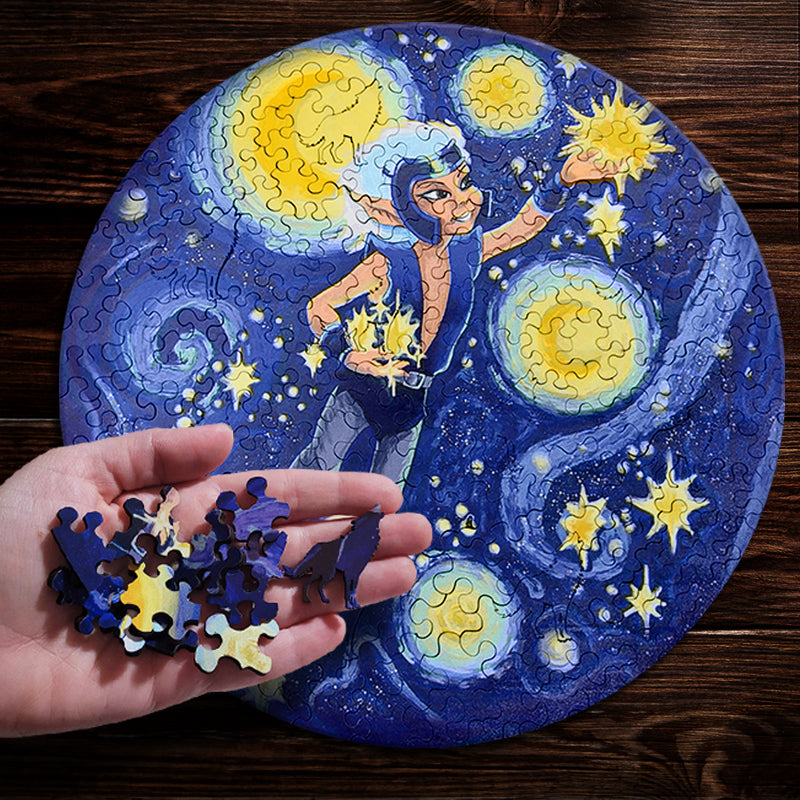 EXCLUSIVE ElfQuest Starry Night Skywise Wooden Puzzle | $1 Pre-Order