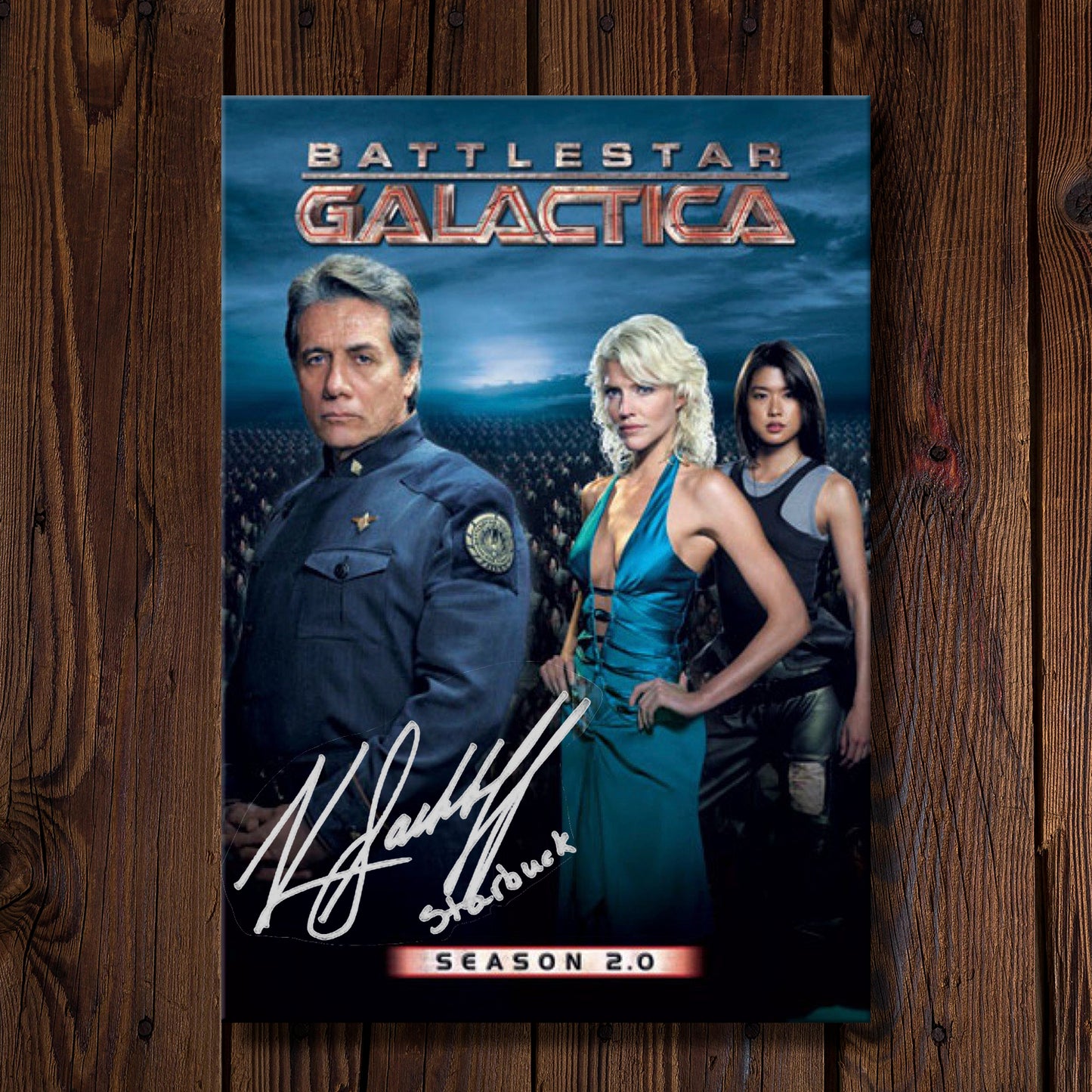 Autographed Battlestar Galactica Series Collection | Katee Sackhoff