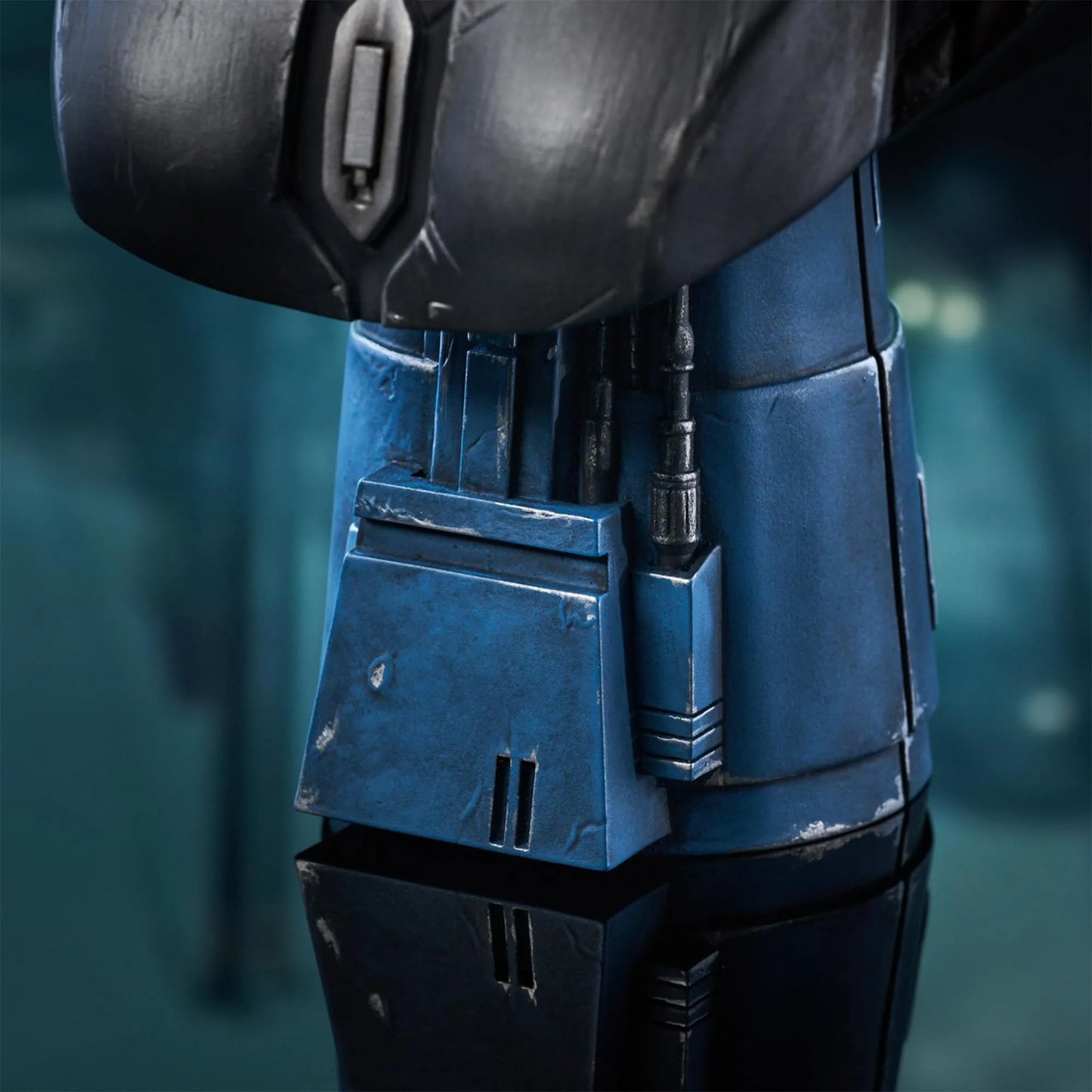 A resin bust depicting Bo-Katan from The Mandalorian