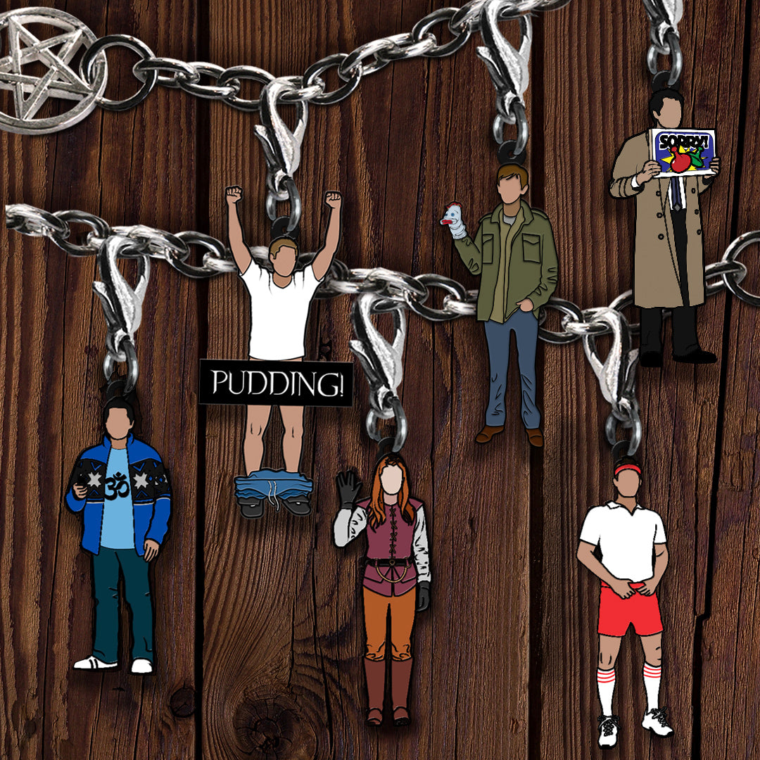 SPN Character Charm Or Zipper Pull | Supernatural