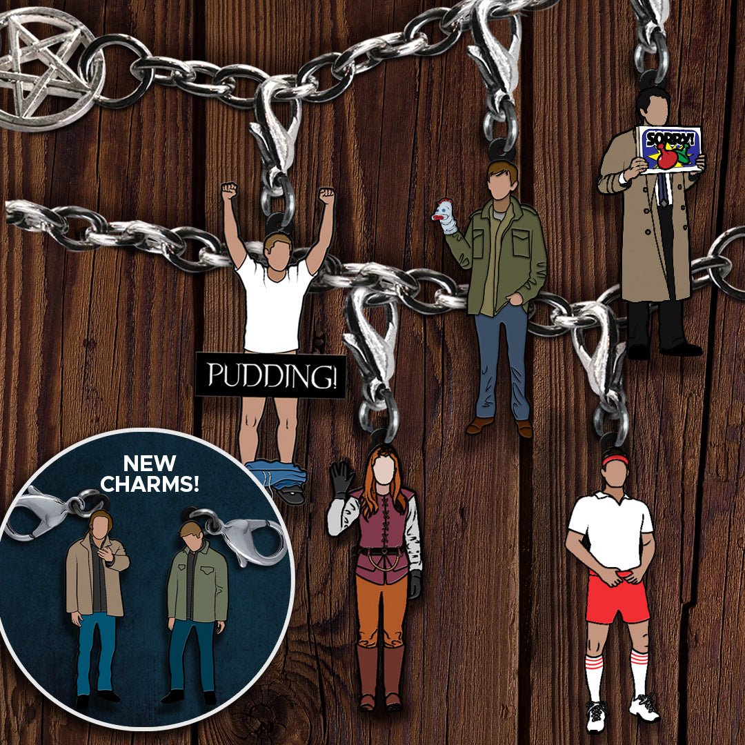 SPN Character Charm Or Zipper Pull | Supernatural