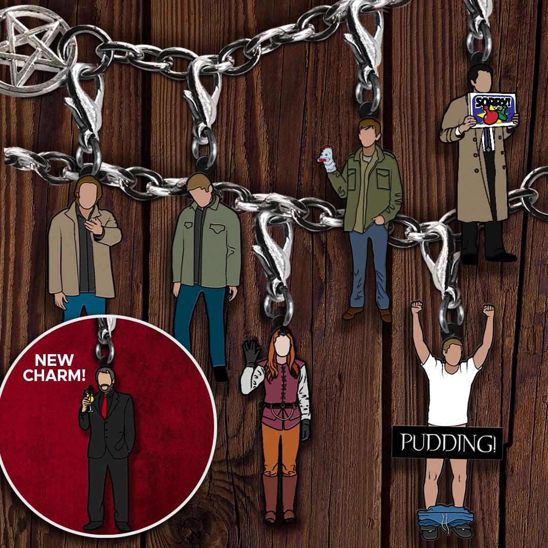 SPN Character Charm Or Zipper Pull | Supernatural