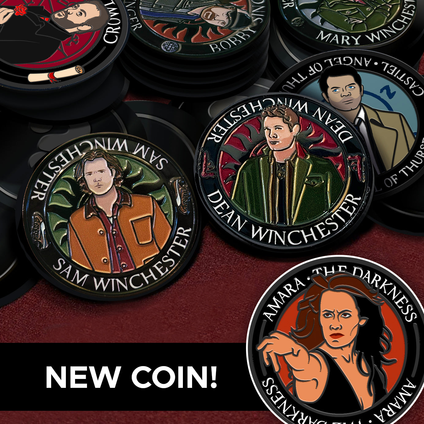 SPN Character Coin Collection