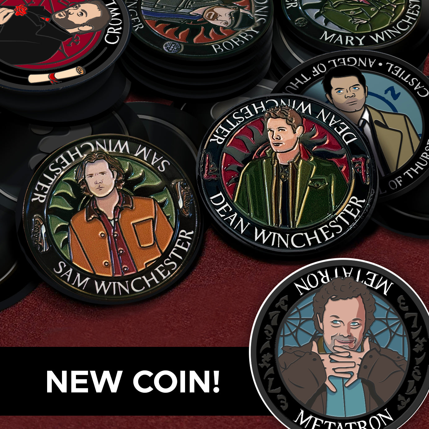 SPN Character Coin Collection