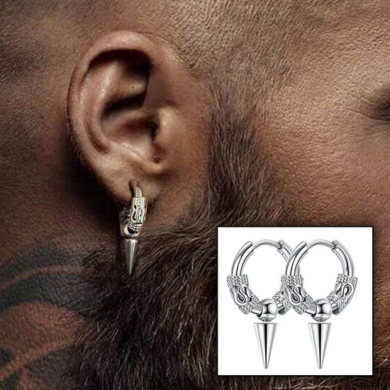 Stainless Steel Cone Earrings