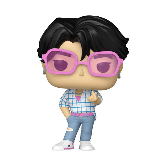 A Funko Pop! vinyl figurine depicting the character Jinu from the series "KPop Demon Hunters."