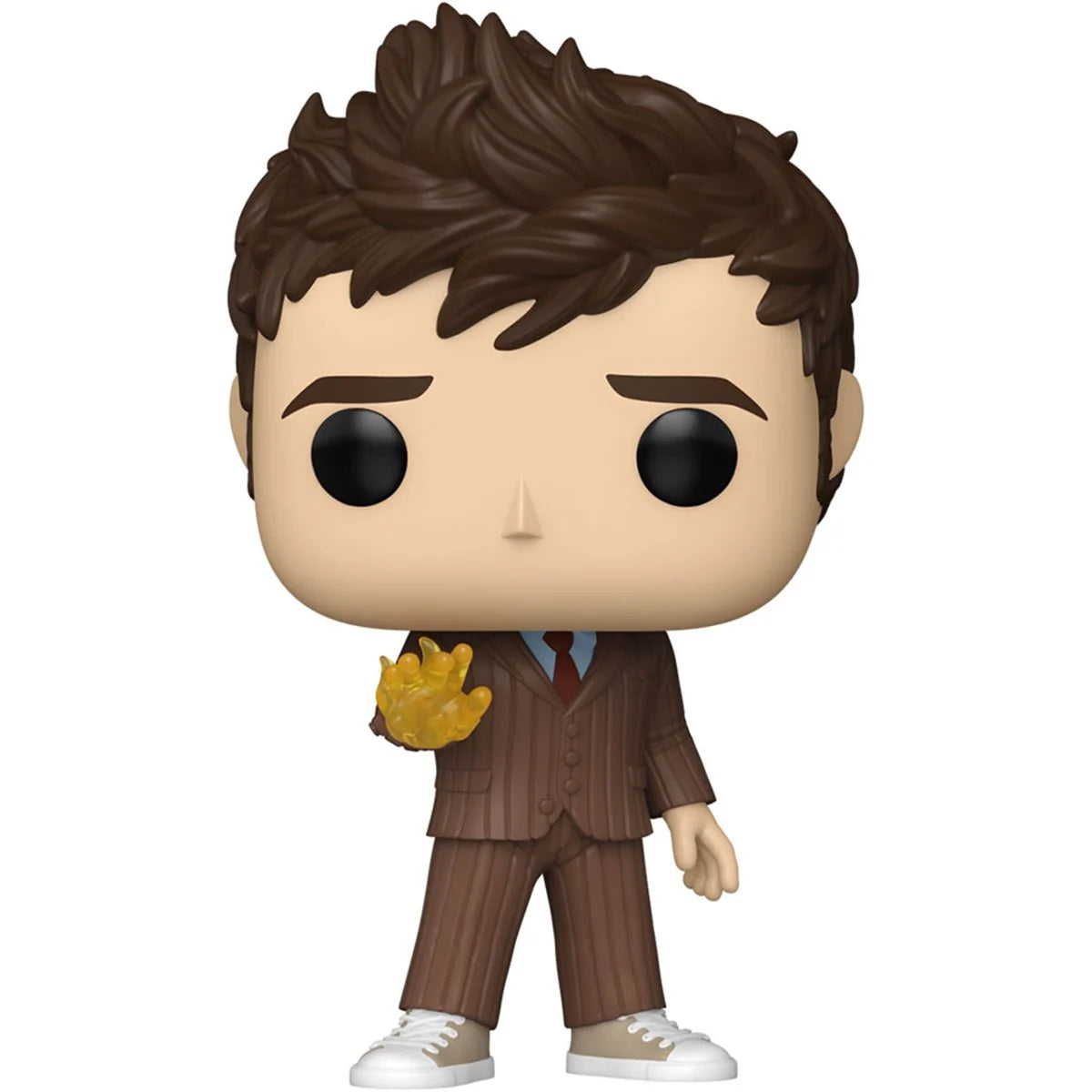 A Funko Pop! figure depicting the Tenth Doctor from Dr. Who