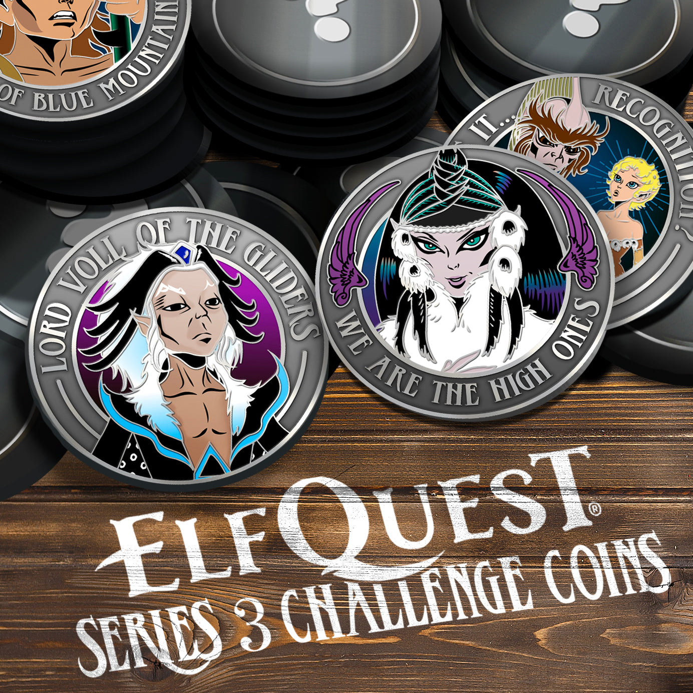 ElfQuest Series 3 Challenge Coin Collection