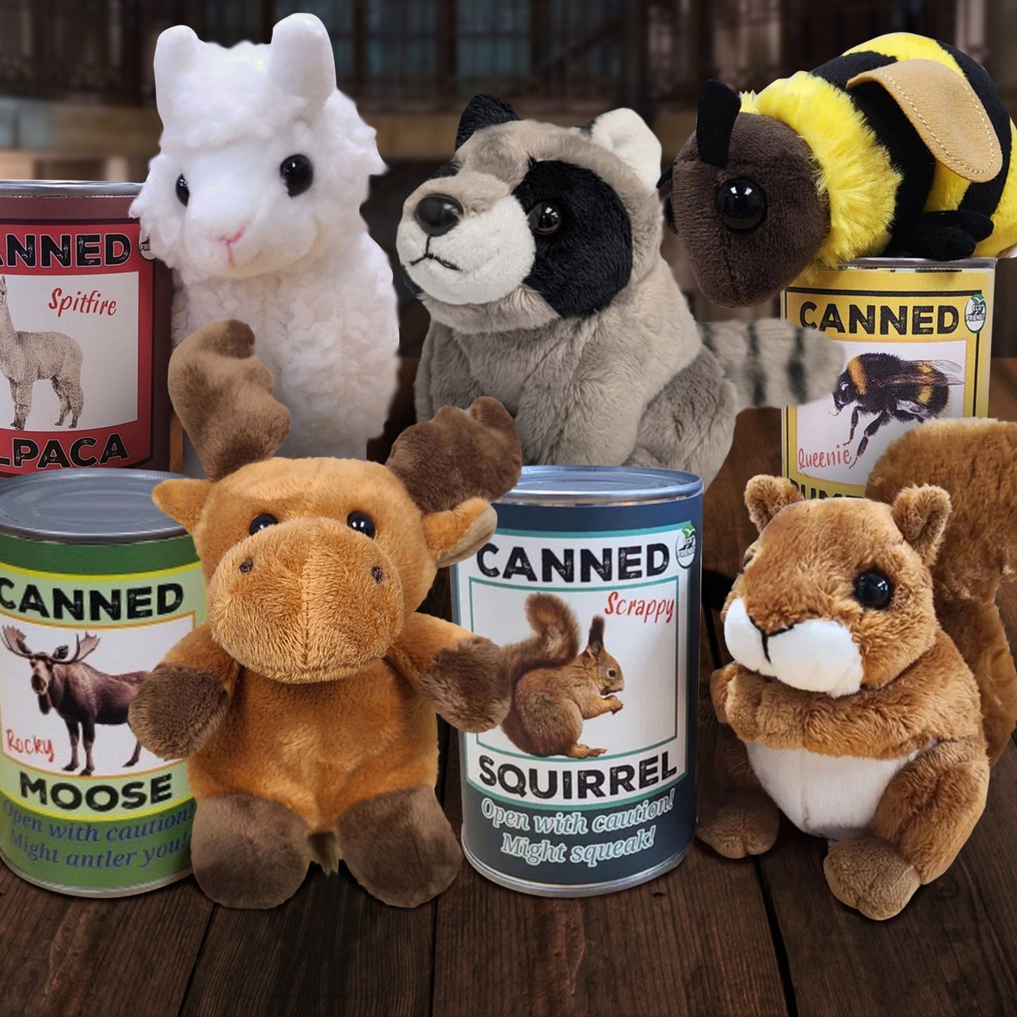Emergency Canned Plushie Collection | Cryptids & Critters