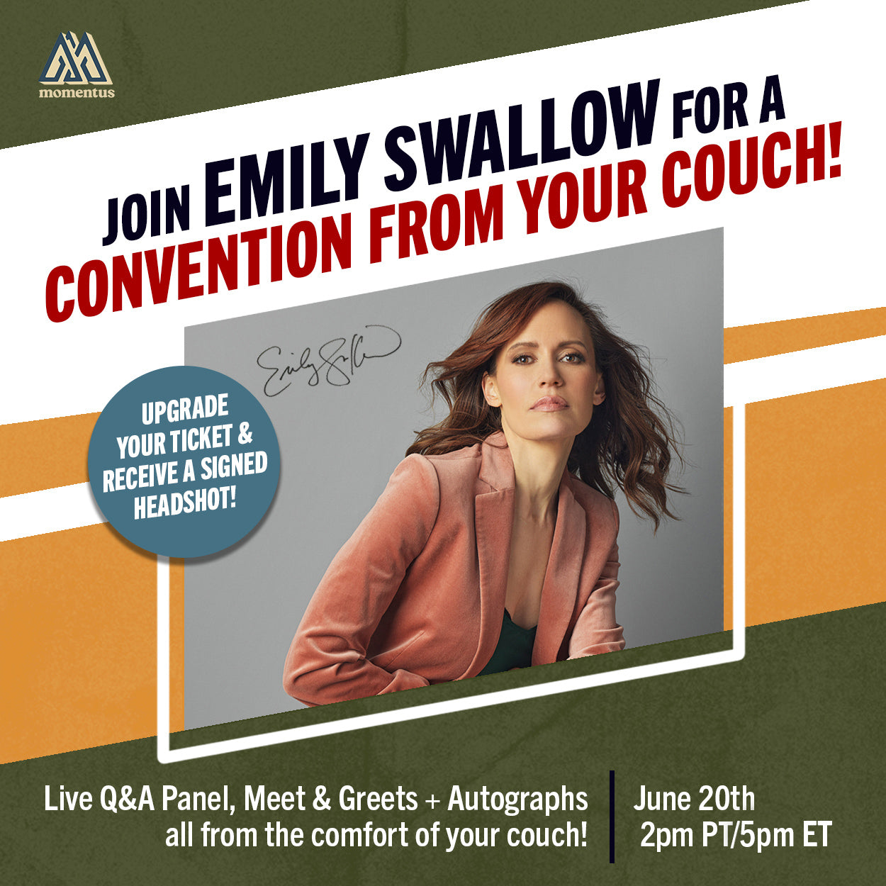 Convention from your Couch: Emily Swallow | Momentus Event
