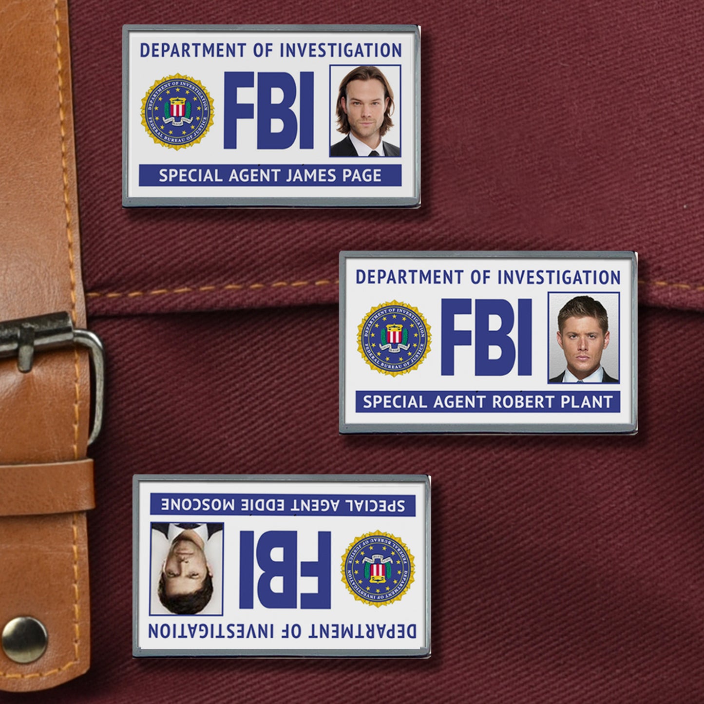 Supernatural FBI Badge Pins