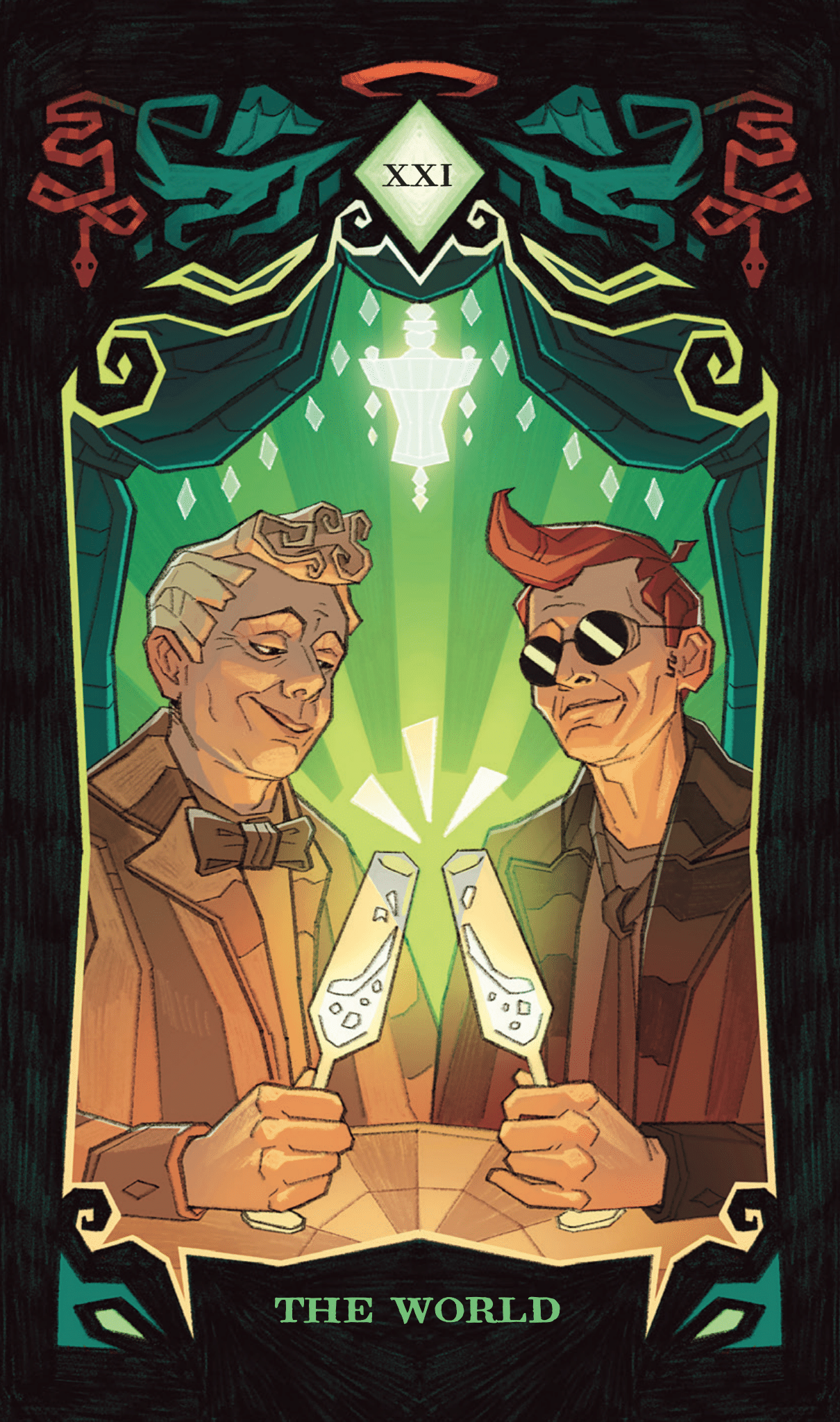 Good Omens Tarot Deck and Guide Book