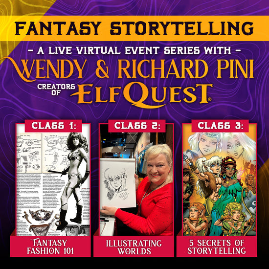 Momentus Series: Fantasy Storytelling with ElfQuest's Wendy & Richard Pini (3 Event Bundle)