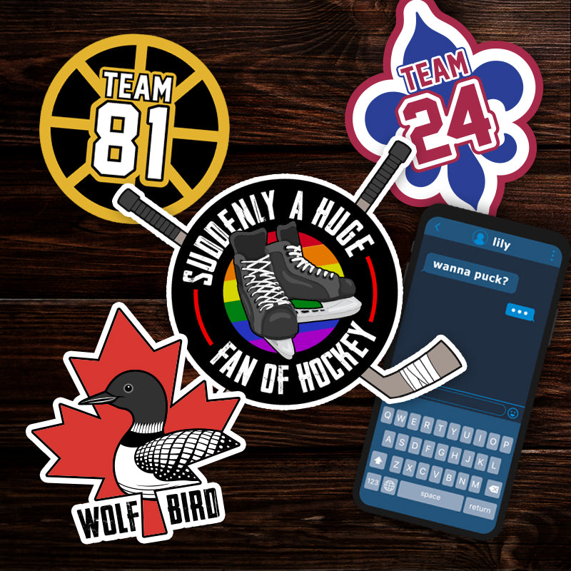 Ice Ice Baby Stickers | Gay Hockey