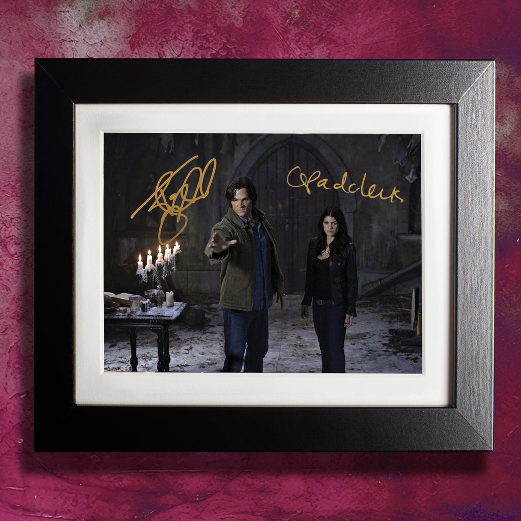 直筆サイン The Sure Shot: Live James Gadsden Jared & Genevieve Padalecki Hand Signed Autographs – Stands