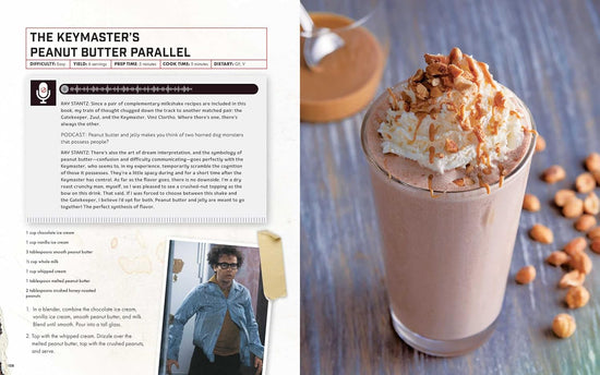 A two-page spread from the book featuring one of the included recipes.