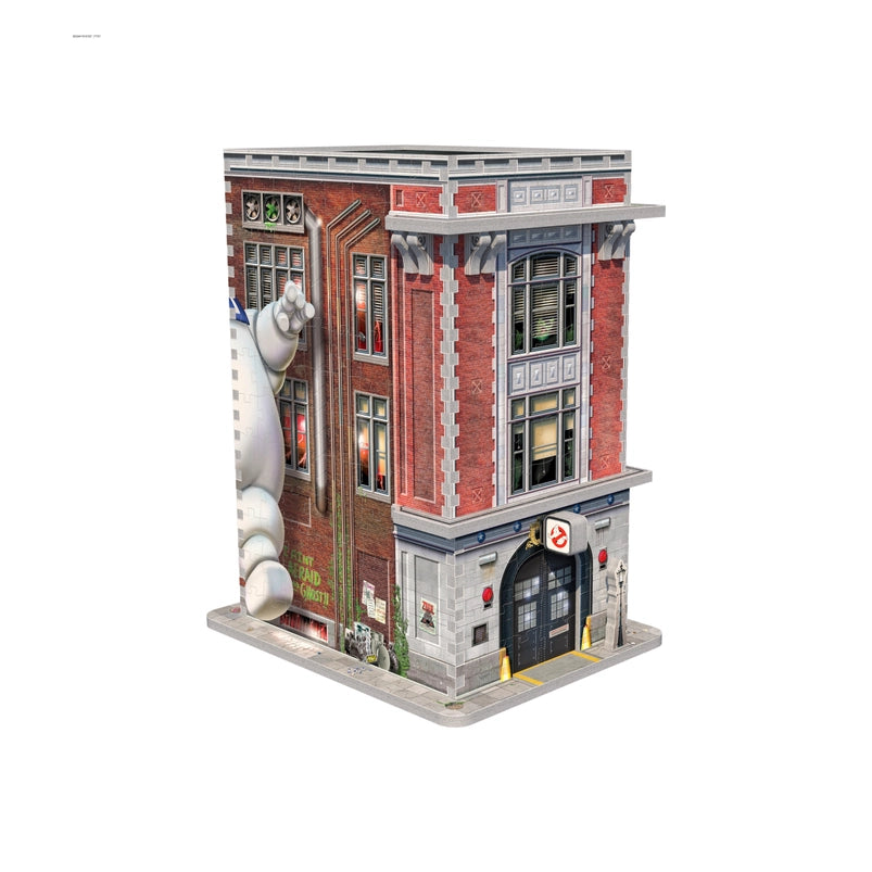 A 3D jigsaw puzzle depicting the firehouse headquarters from the "Ghostbusters" movies.