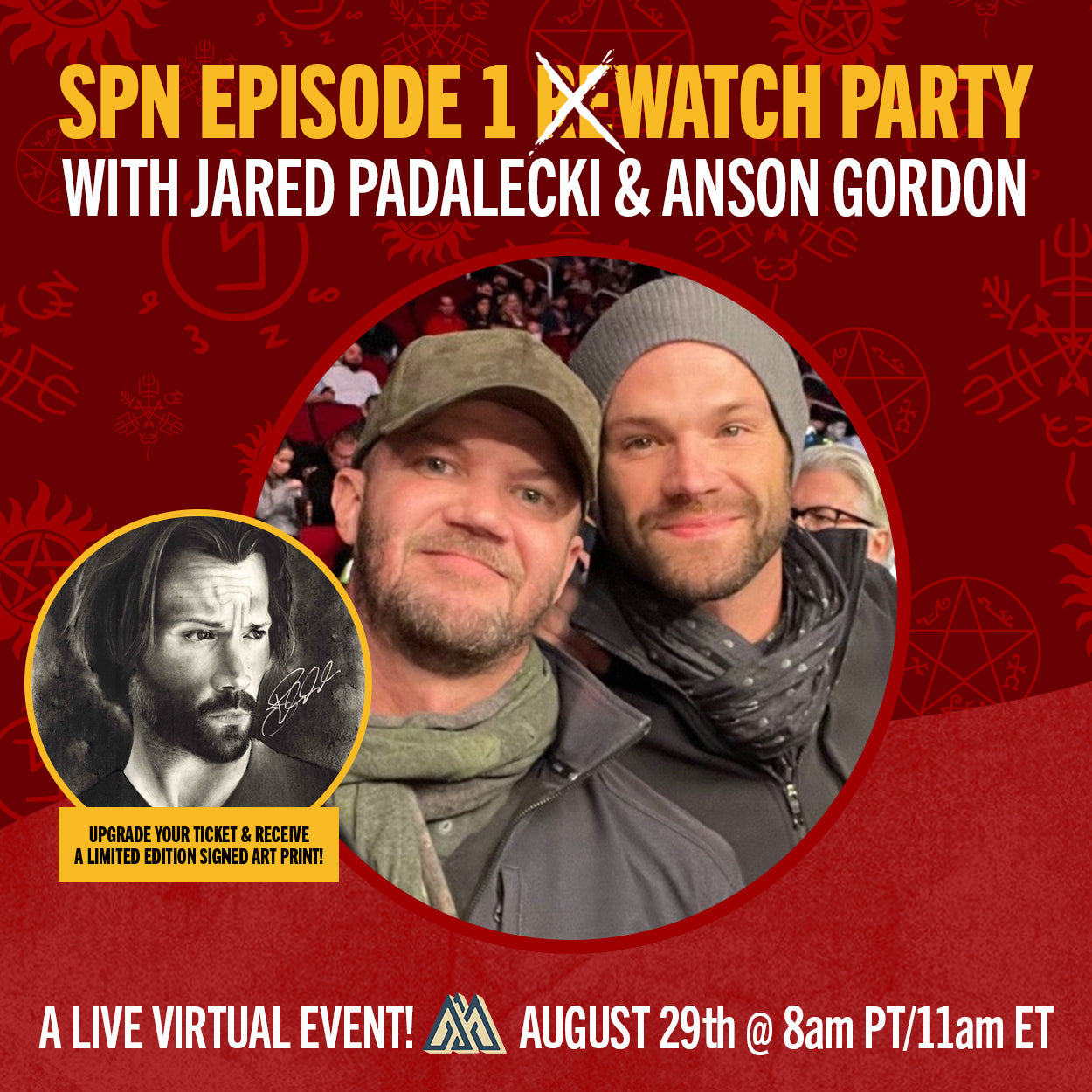 An SPN Watch Party with Jared Padalecki & Anson Gordon | Momentus Event