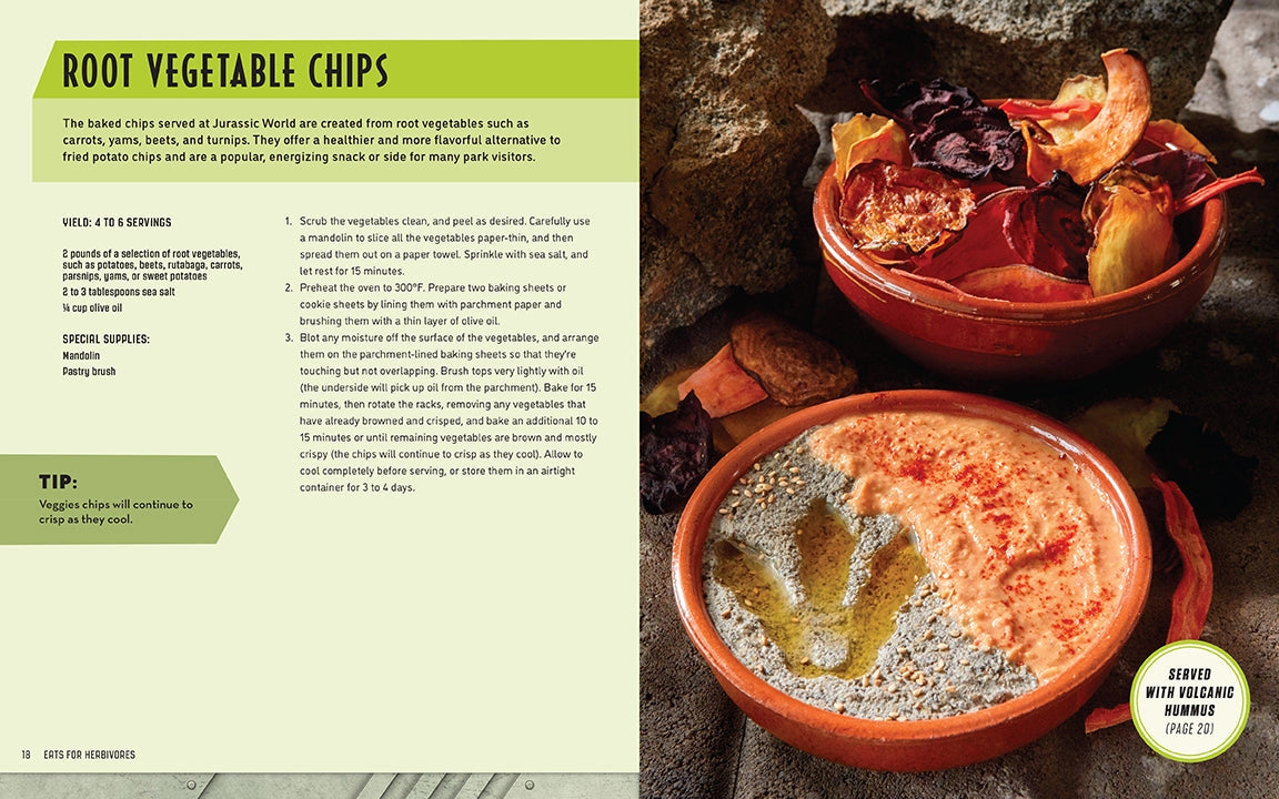 A two-page spread from the book featuring one of the included recipes.