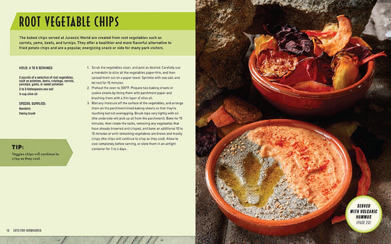 A two-page spread from the book featuring one of the included recipes.