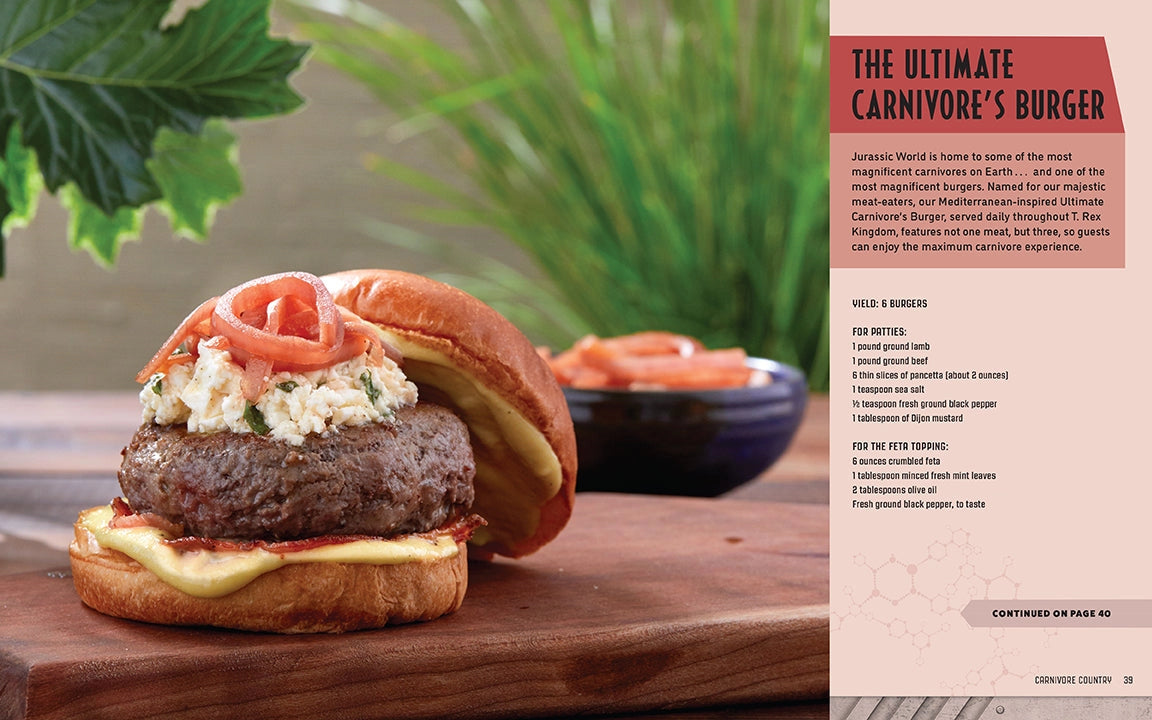 A two-page spread from the book featuring one of the included recipes.