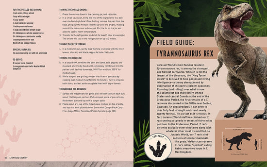 A two-page spread from the book featuring one of the included recipes.