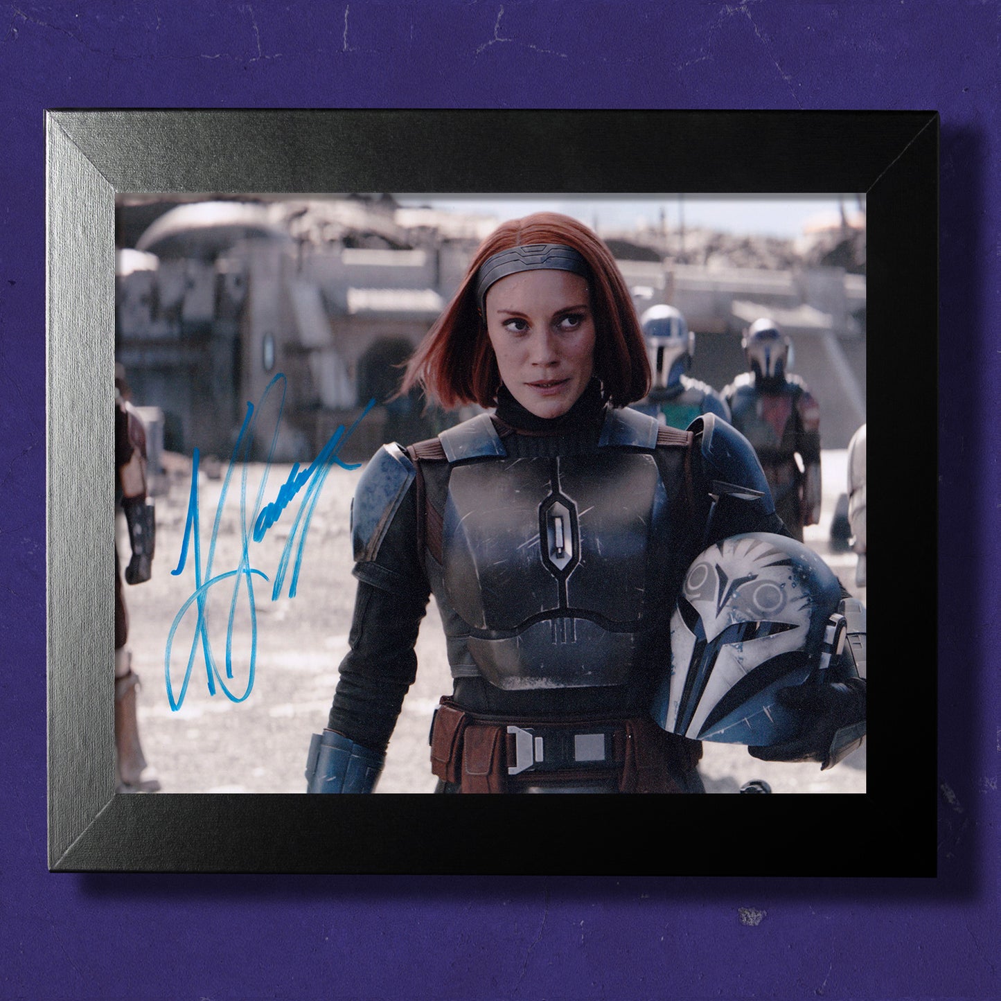 Katee Sackhoff's Hand Signed Bo Katan Armor Autograph | Katee Sackhoff