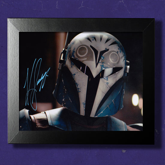 Katee Sackhoff's Hand Signed Bo Katan Helmet Autograph | Katee Sackhoff
