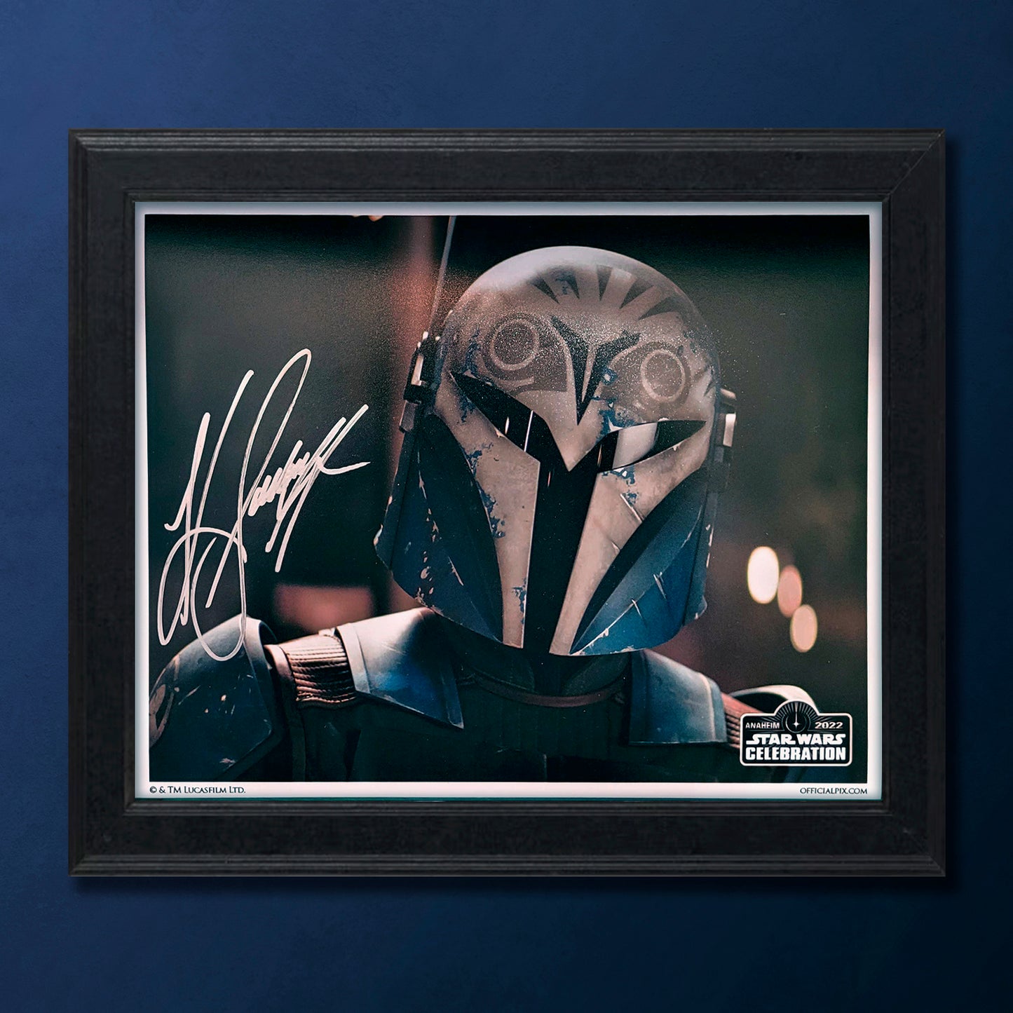 Hand Signed Bo Katan Helmet Star Wars Celebration Autograph | Katee Sackhoff