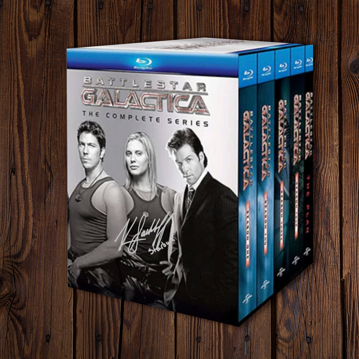 Autographed Battlestar Galactica Series Collection | Katee Sackhoff