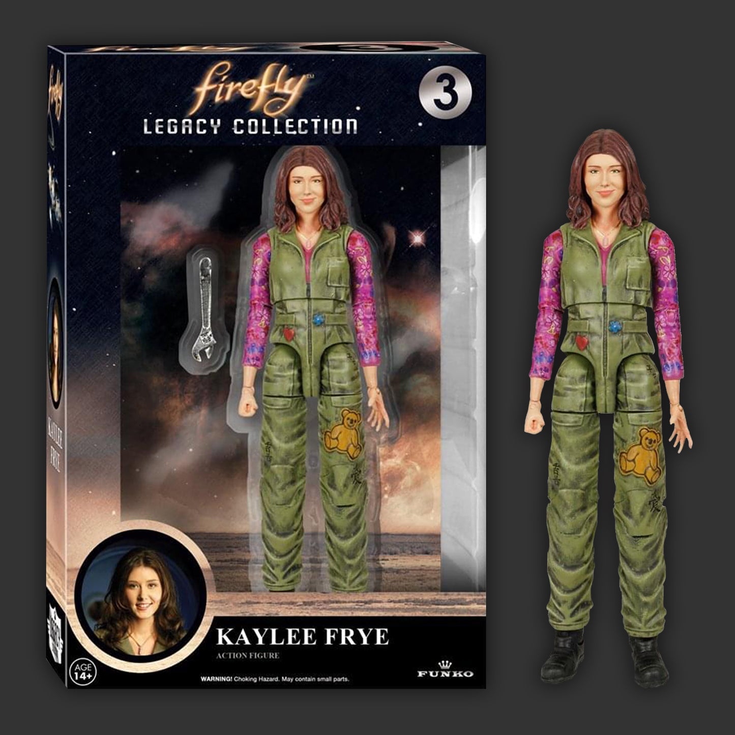 Firefly Legacy Collection Kaylee Frye action figure with packaging