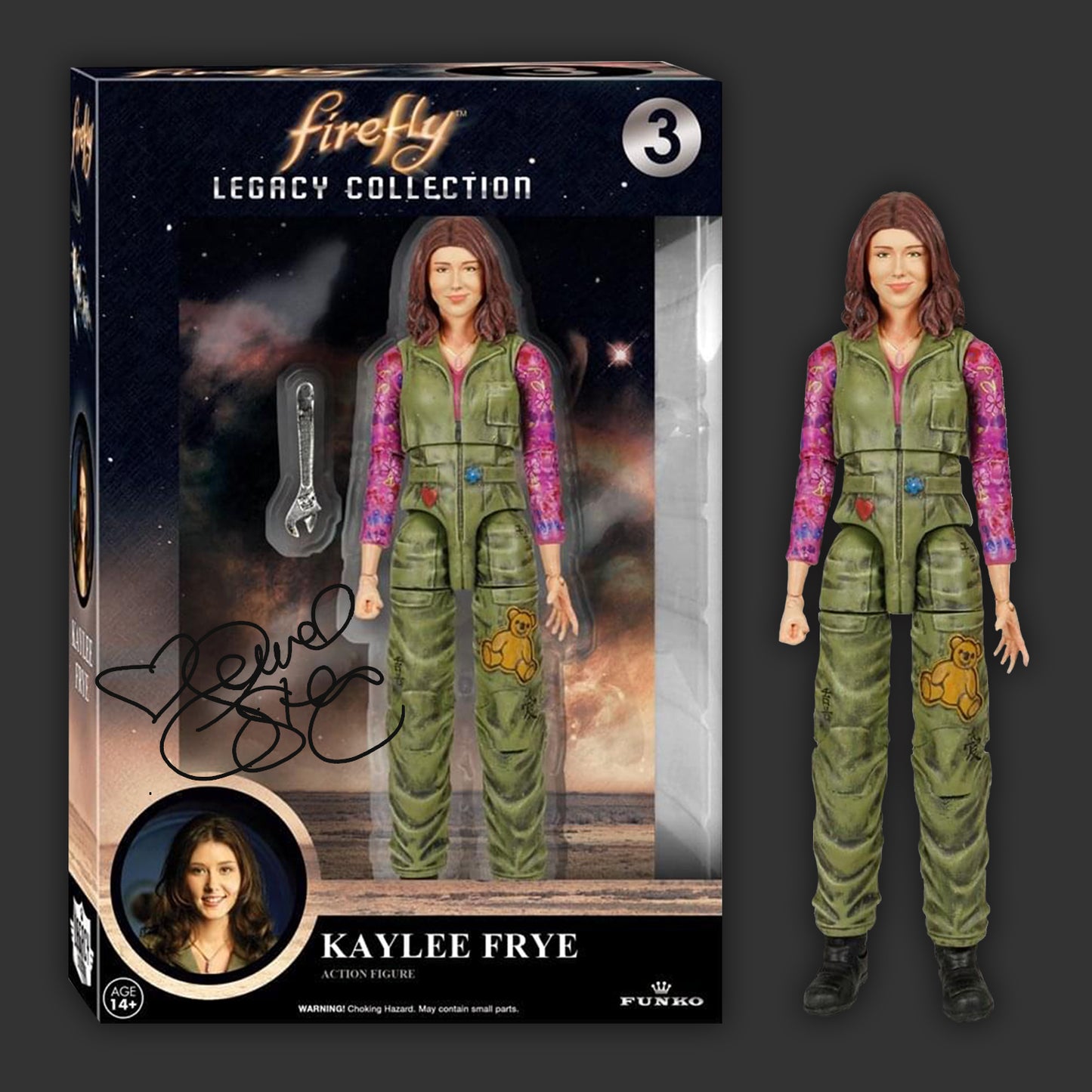 Firefly Legacy Collection Kaylee Frye action figure with packaging