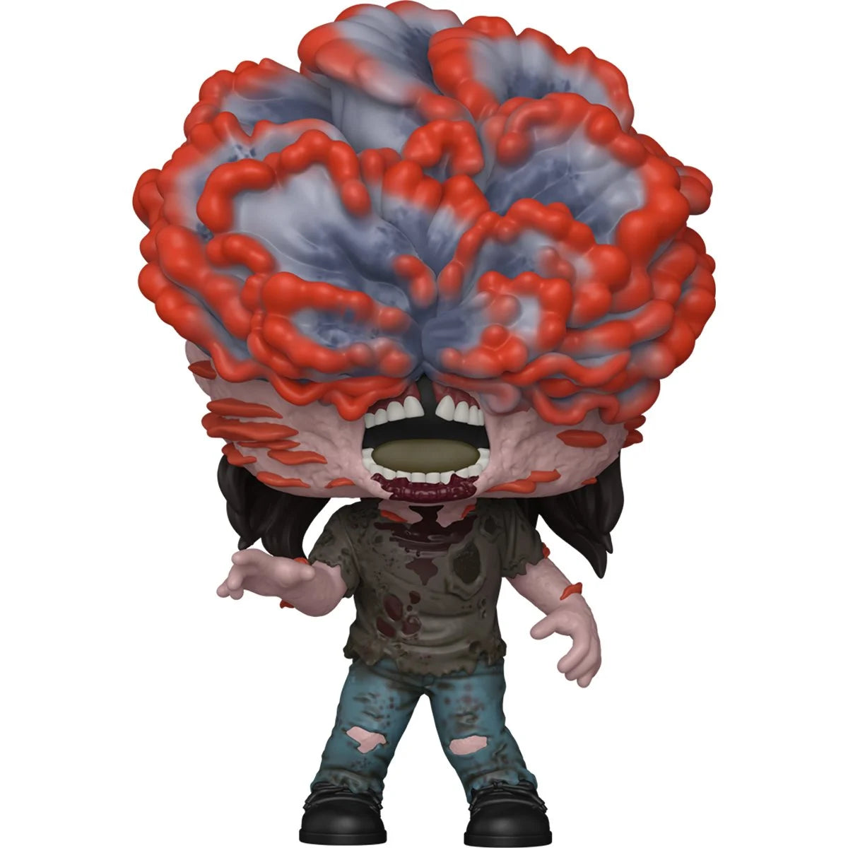 A bobblehead figure depicting a Clicker from the TV series The Last of Us.