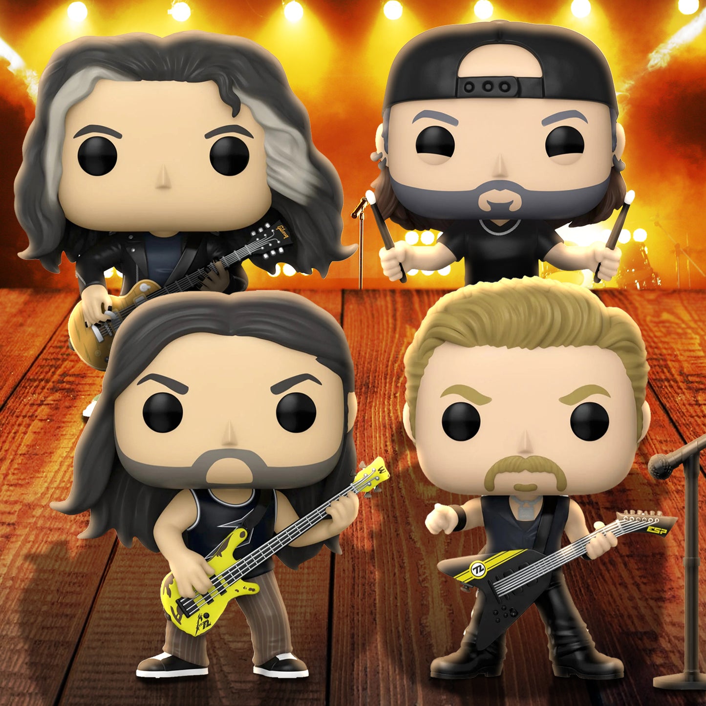 Funko Metallic Sticker Funko Pops – Stands