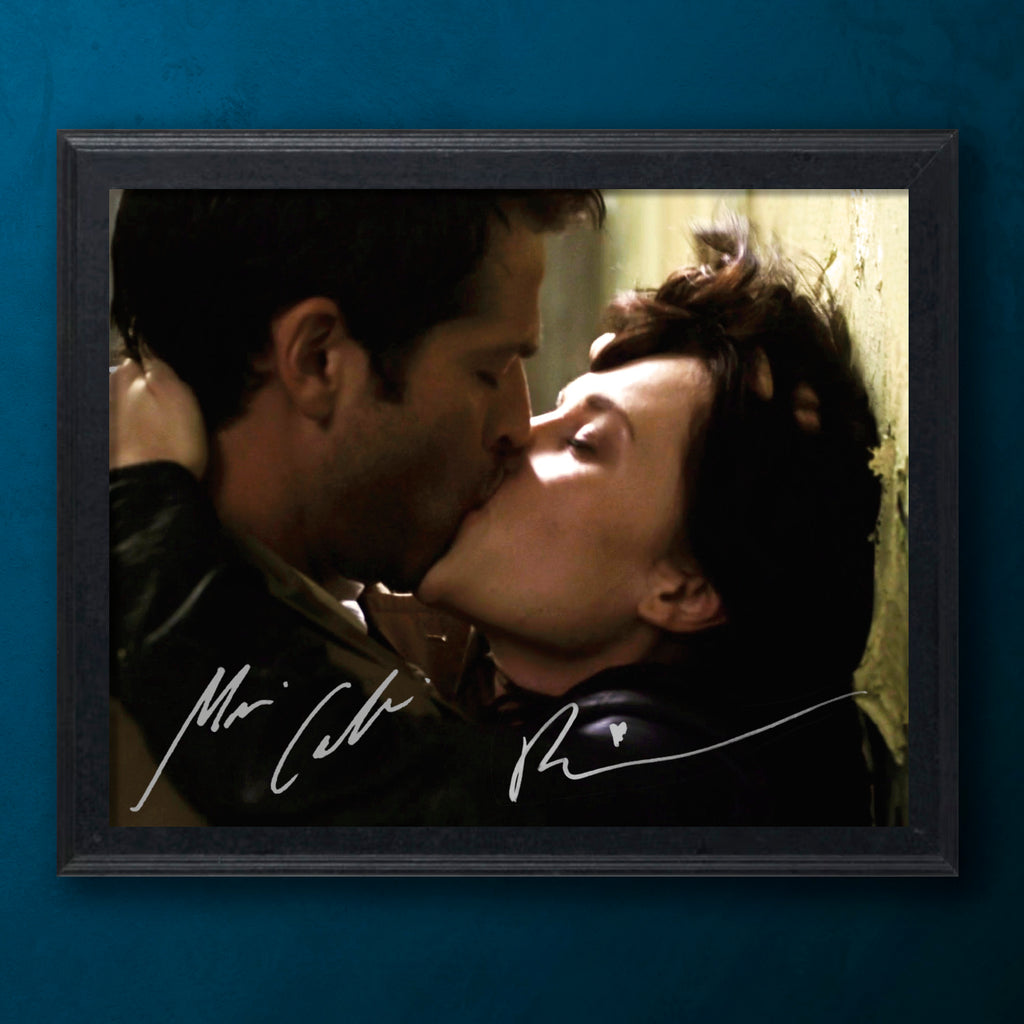 Misha Collins & Rachel Miner Hand-Signed Autograph | Supernatural