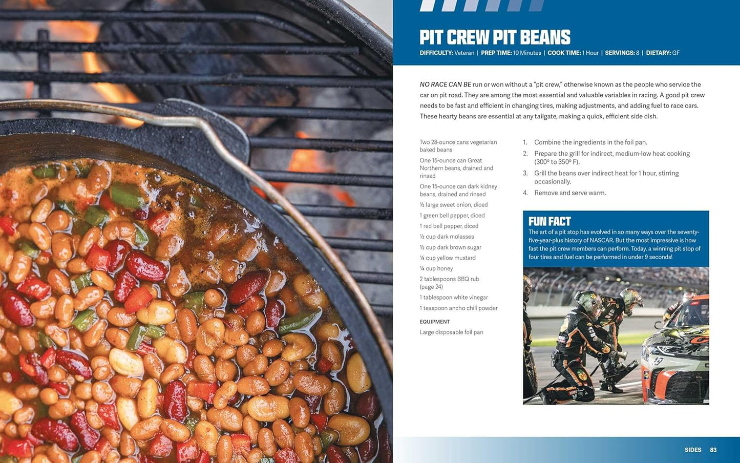 A two-page spread from the book featuring one of the included recipes.