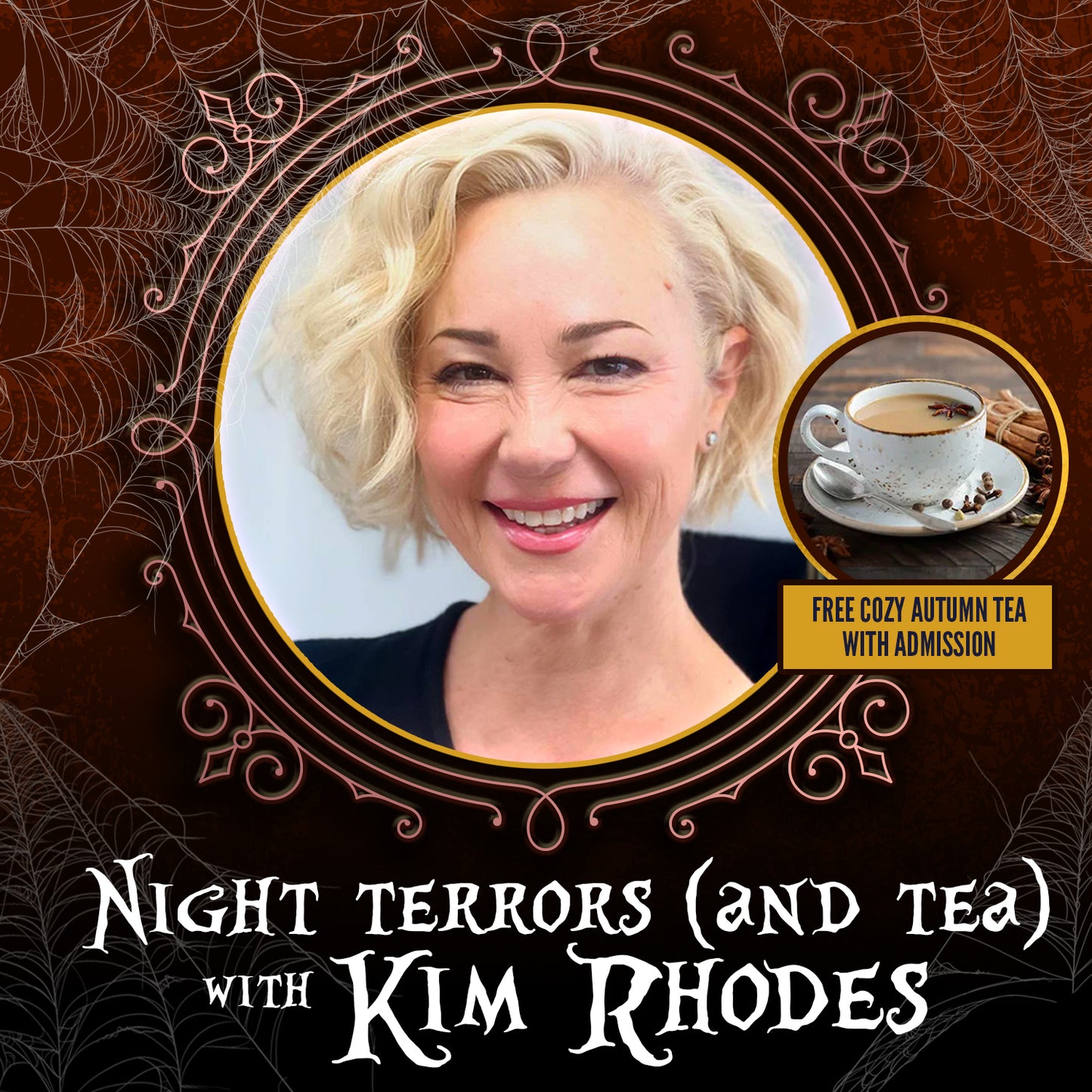 Momentus Bundle: Night Terrors (And Tea) With Kim Rhodes Momentus Event