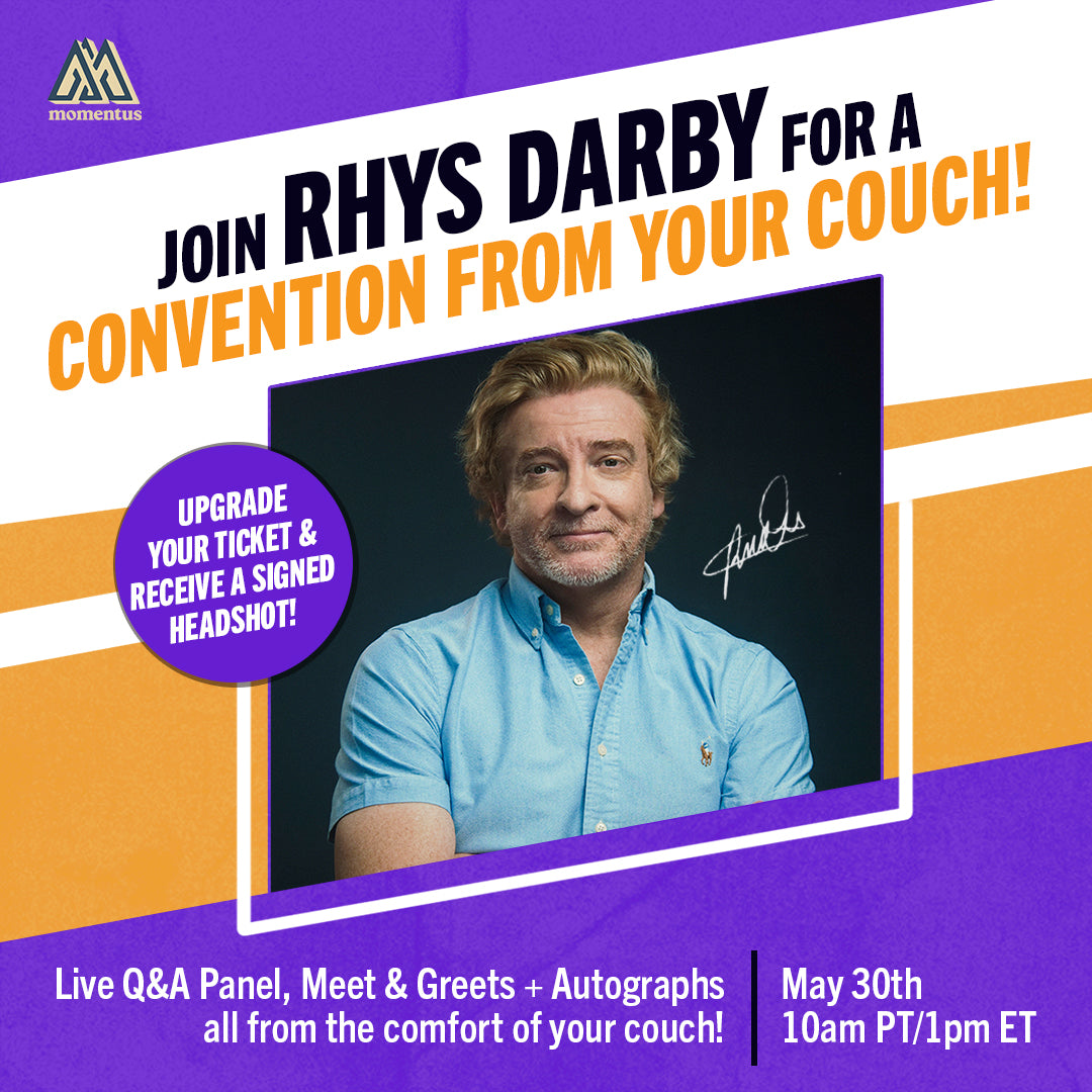 Convention from your Couch: Rhys Darby | Momentus Event