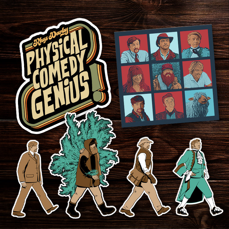 Rhys Darby Sticker Collection