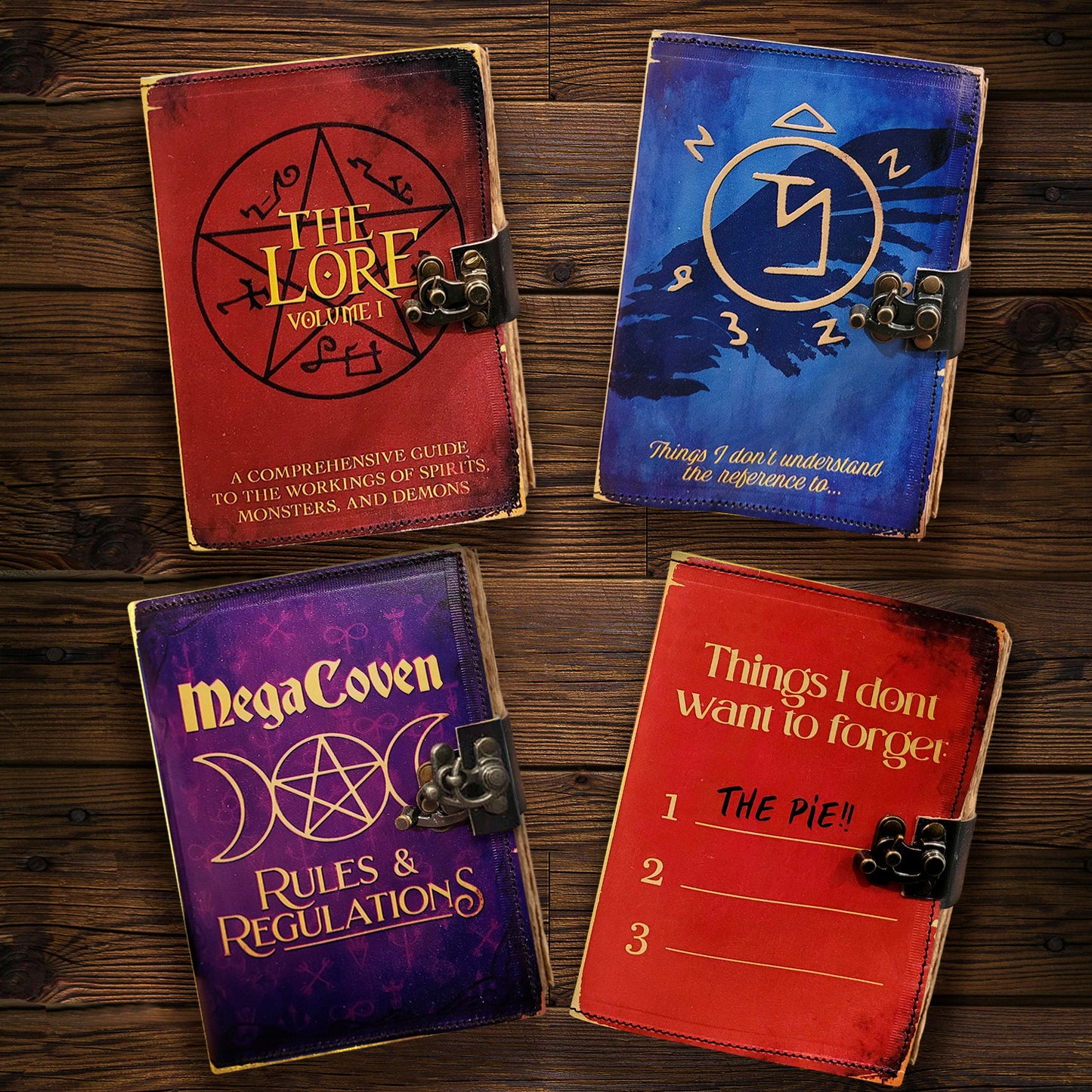 Handcrafted Leather SPN Journal Collection | Supernatural