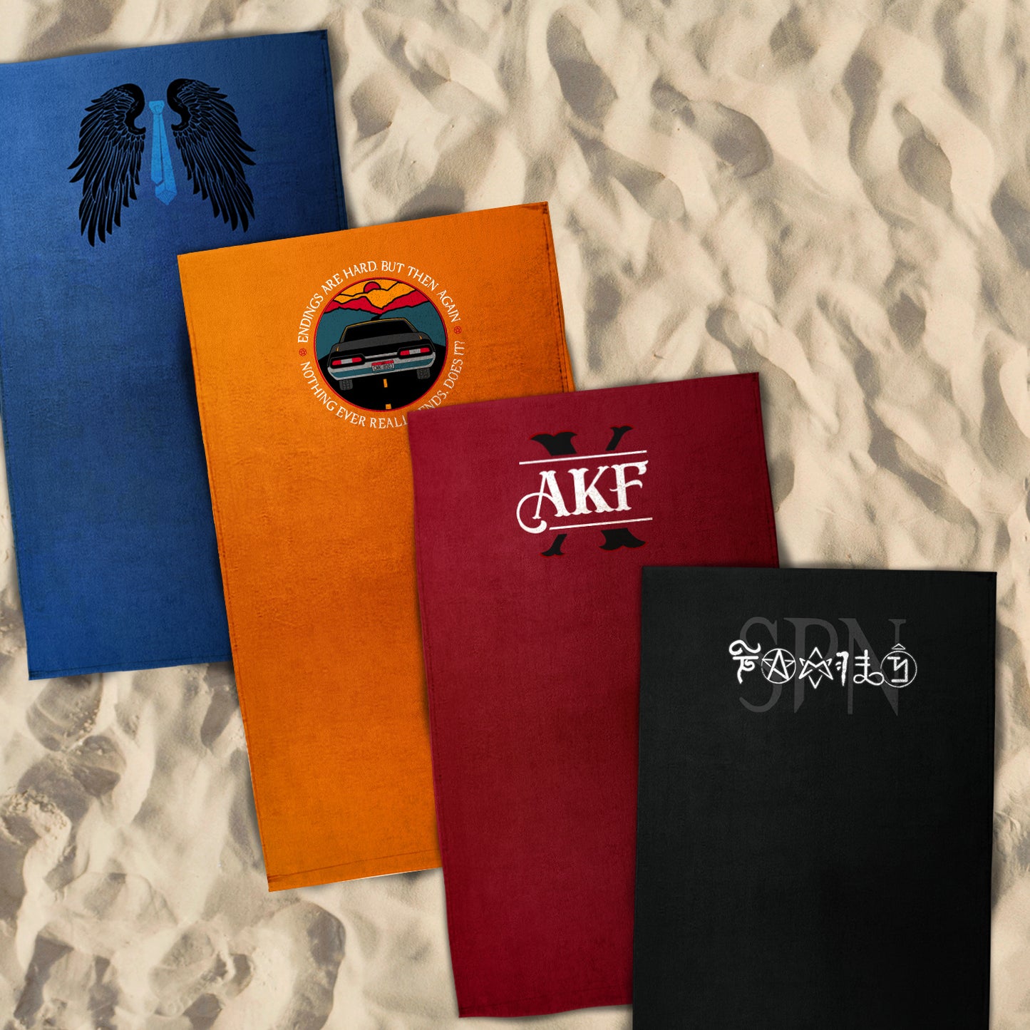 Beach Towel Collection | SPN  Inspired