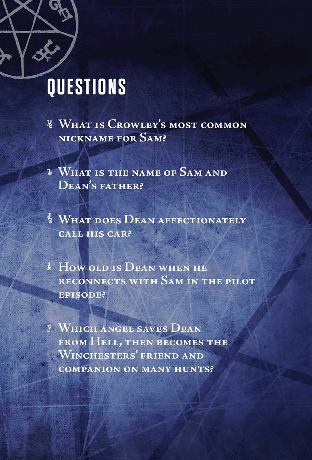 Supernatural Pop Quiz Trivia Deck – Stands