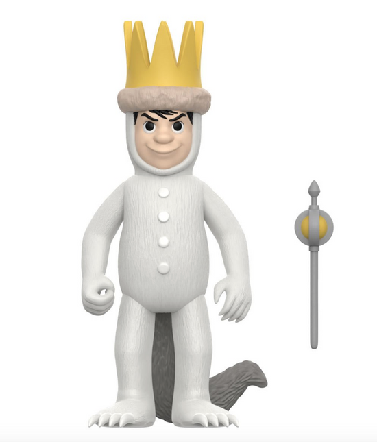 A small figurine against a white background. The figurine depicts the character Max from Where The Wild Things Are.
