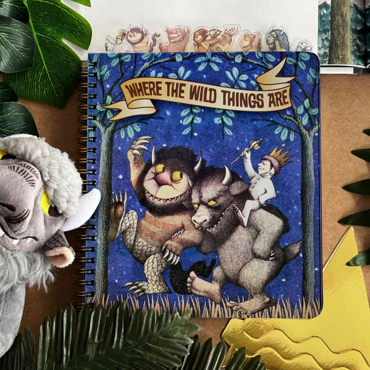 where the monsters are Where the Wild Things Are Journal with Monster Tabs