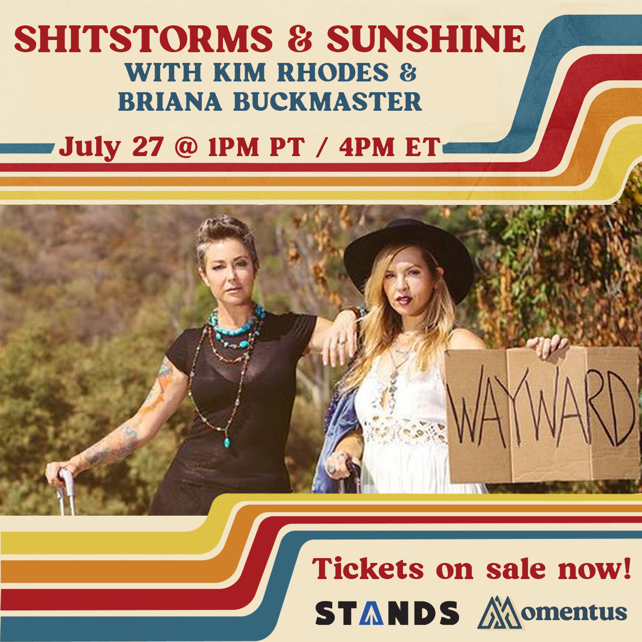 Shitstorms & Sunshine with Kim Rhodes & Briana Buckmaster